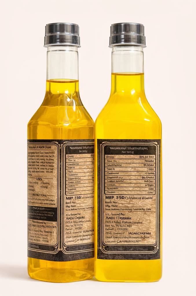 Anjai Organics Cold Pressed Oil Combo (1L Mustard Oil + 1L Groundnut Oil) | Kachi Ghani | Wood Pressed | Chemical Free | 100% Natural